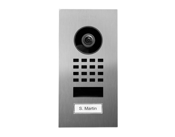 Doorbird Compact IP Video Door Station, Flush Mount, Stainless Steel