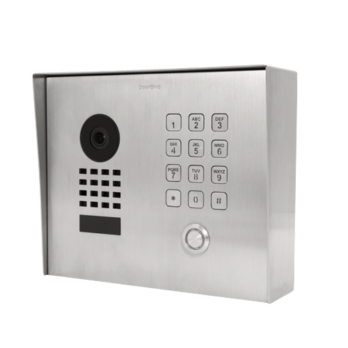 DoorBird IP Video Door Station, Classic, Surface-mount, Stainless steel