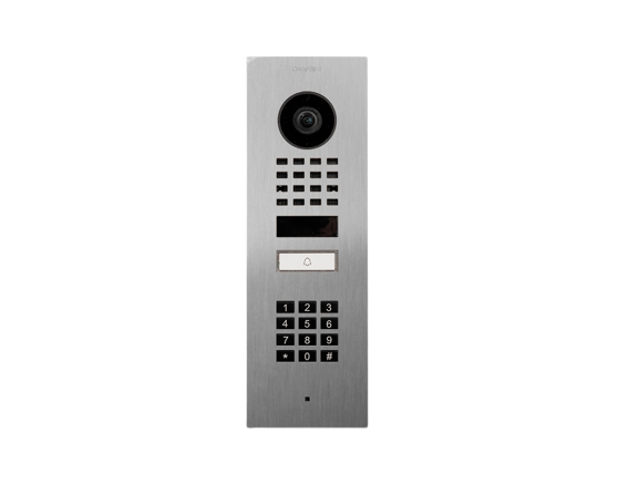 Doorbird Compact IP Video Door Station w/ Keypad, Flush Mount, Stainless Steel