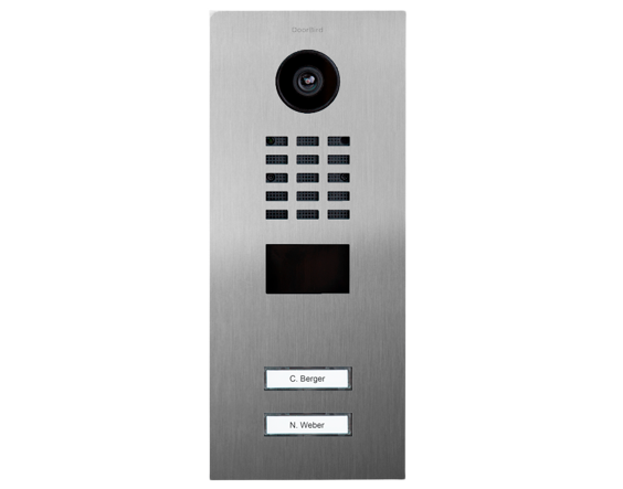 DoorBird MDU IP Video Door Intercom For 2 Tenants, 2 Buttons