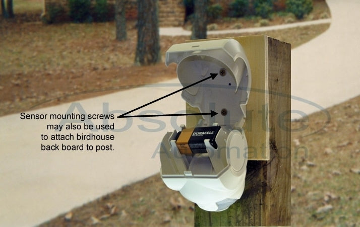 Imitation Birdhouse for Driveway Alarms