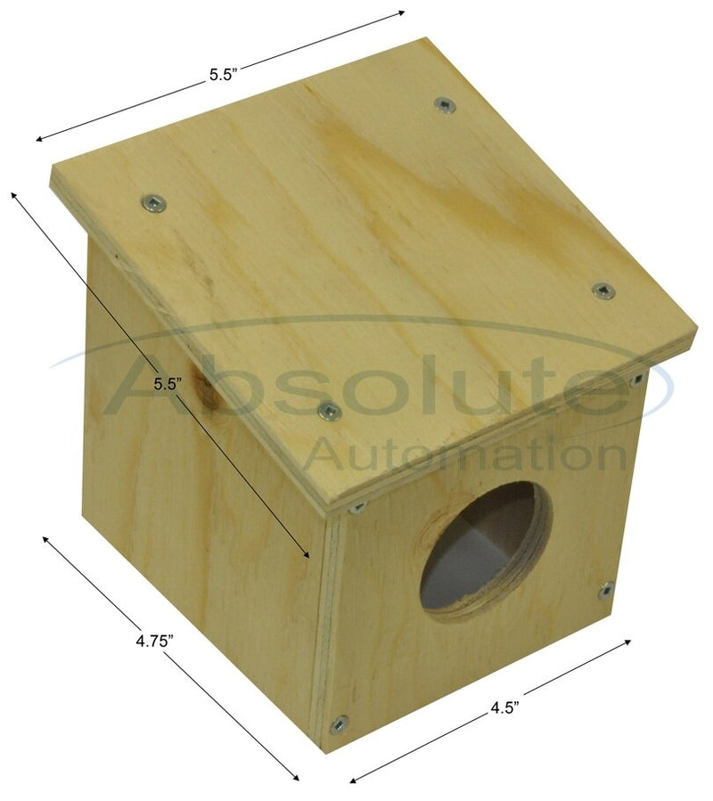 Imitation Birdhouse for Driveway Alarms