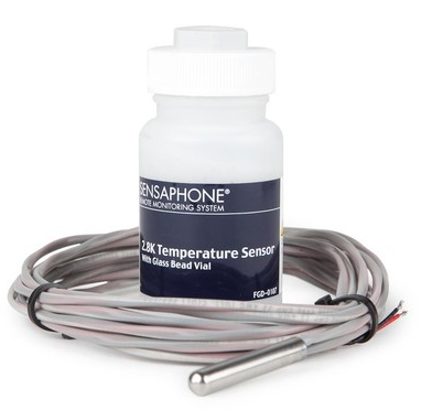 Sensaphone FGD0107TEF Ultra Low Temperature Sensor in Glass Bead Vial