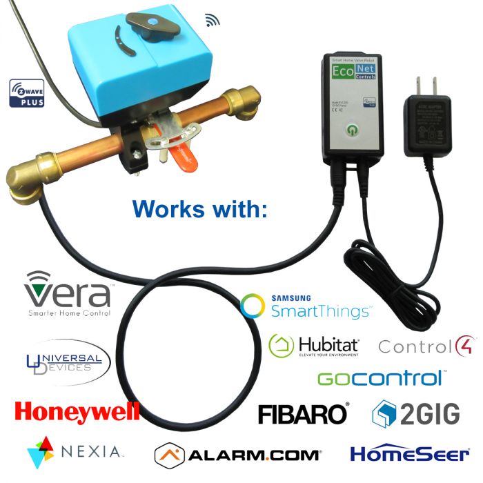 BullDog EVC200 BullDog ZWave Valve Robot Water Shut Off