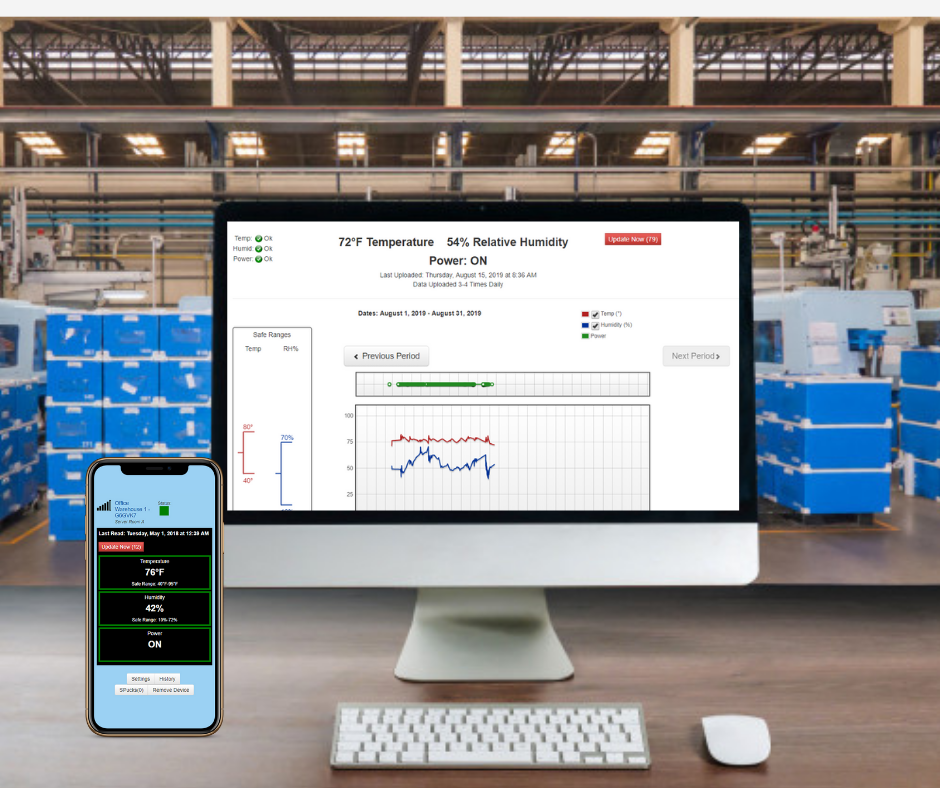 Marcell Pro Cellular Temperature, Humidity, Temperature Monitor and ...