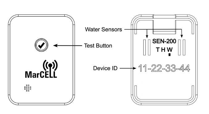 Marcell SEN-100-WR Wireless Water Sensor (Spuck)